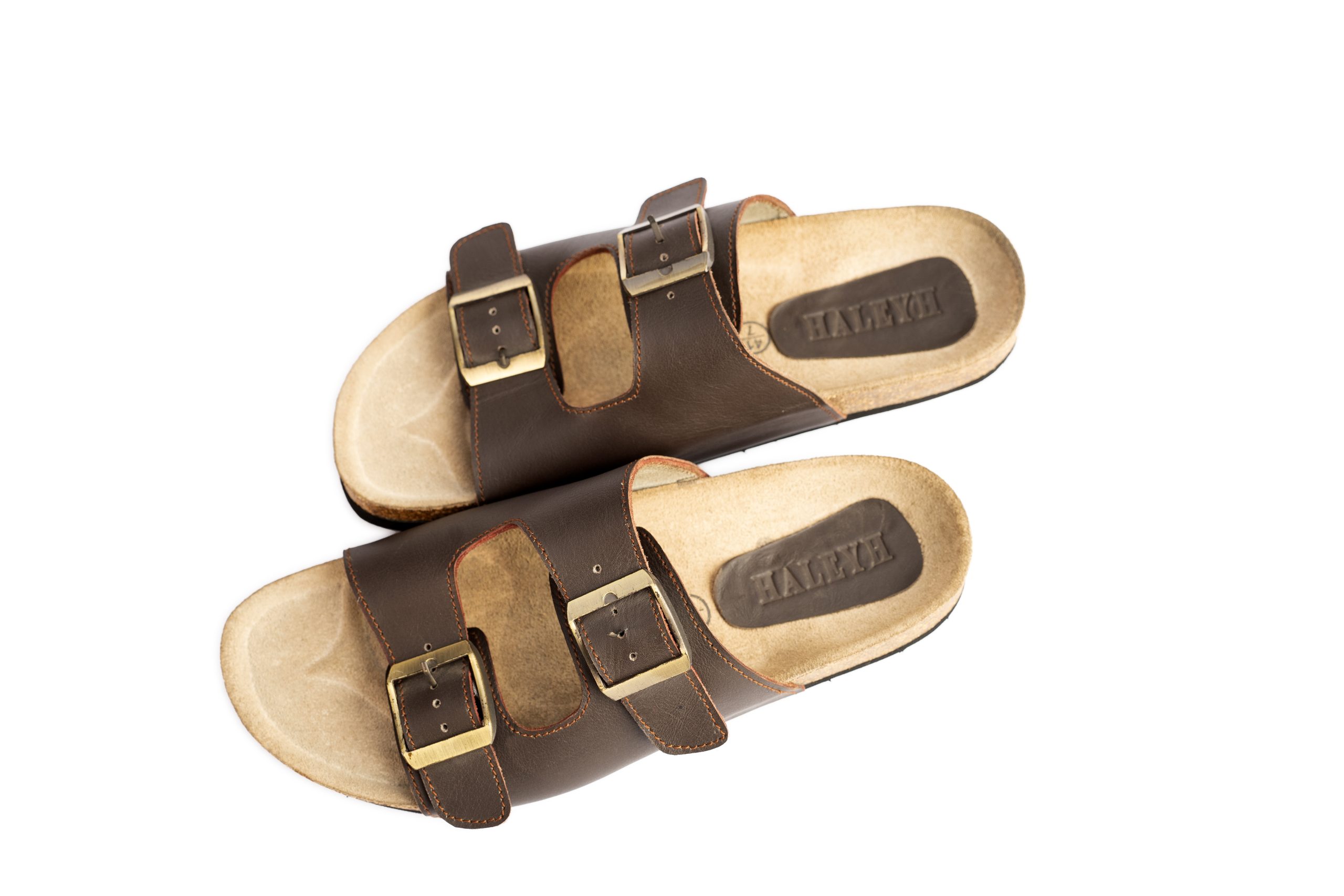HaleyH Luxury Double-Buckle Comfort Slides - Image 2