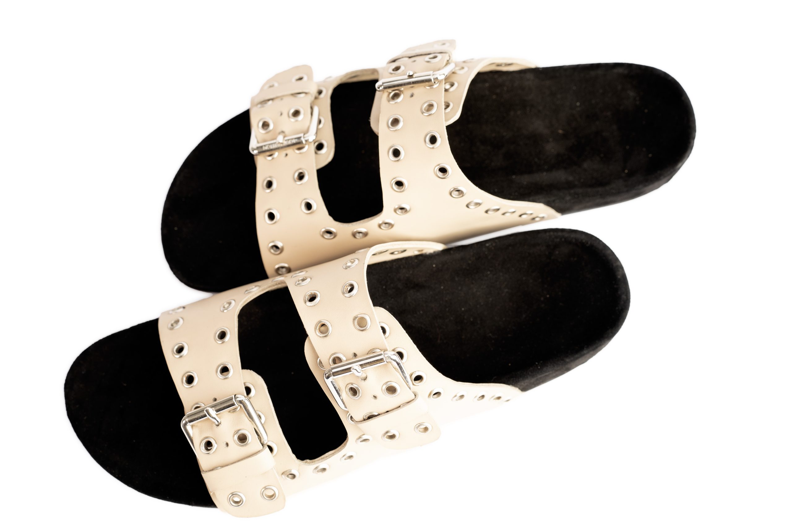 HaleyH Luxury Double-Buckle Comfort Slides - Image 5