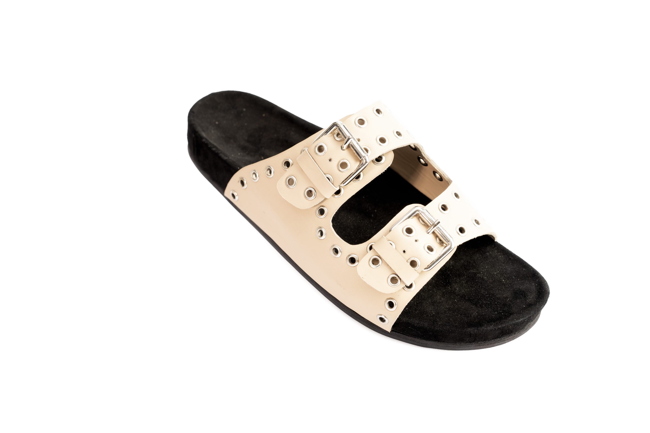 HaleyH Luxury Double-Buckle Comfort Slides - Image 6