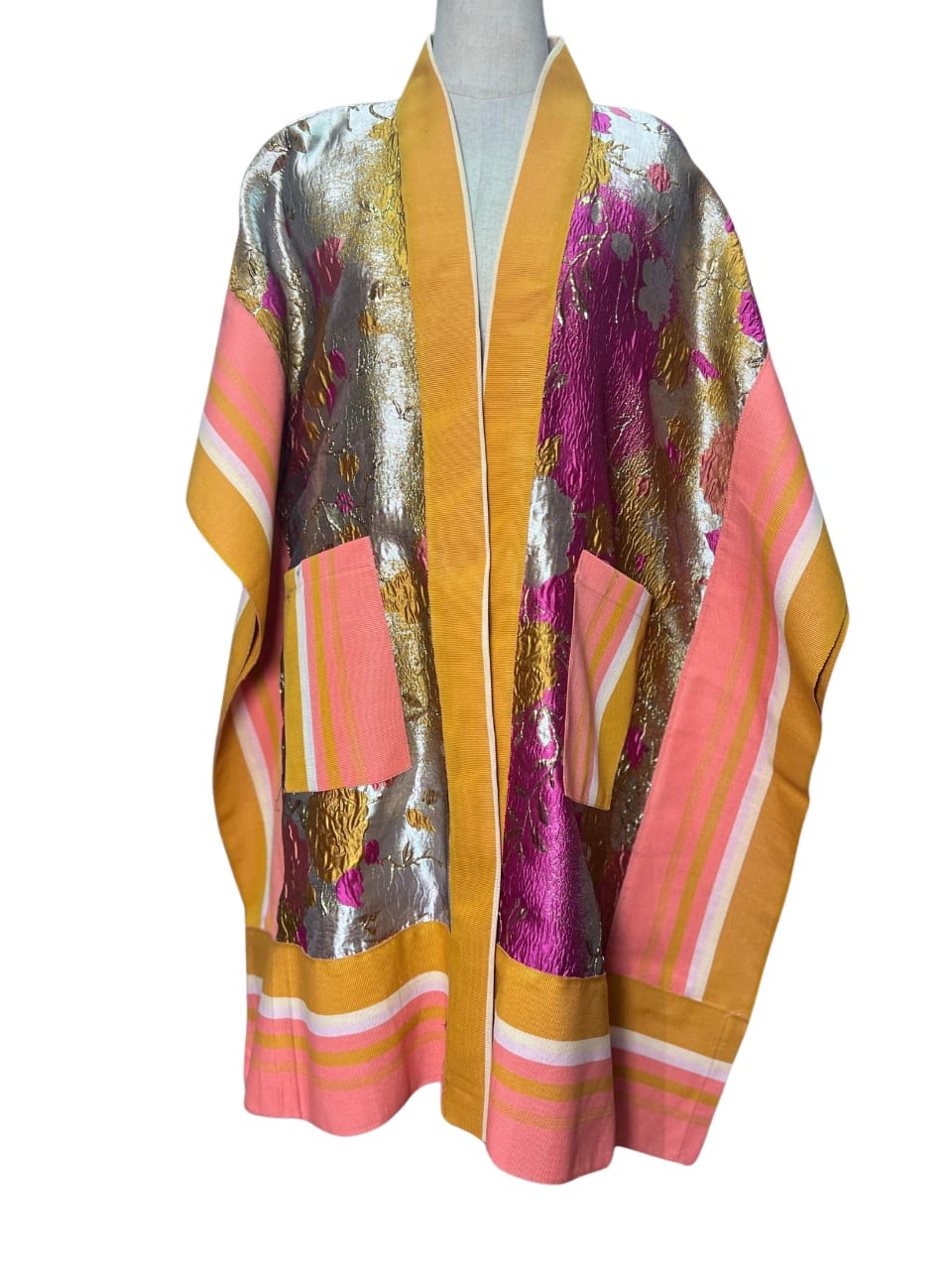Olamide Asooke and Damask Kimono - Image 2